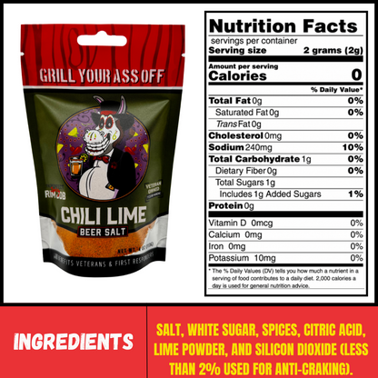 Grill Your Ass Off Chili Lime Beer Salt