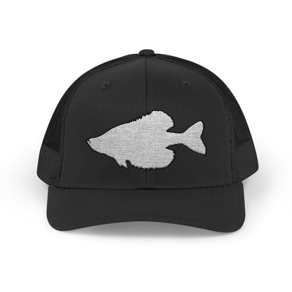 Texas Rigged Tees Crappie Silhouette — Embroidered Baseball Cap