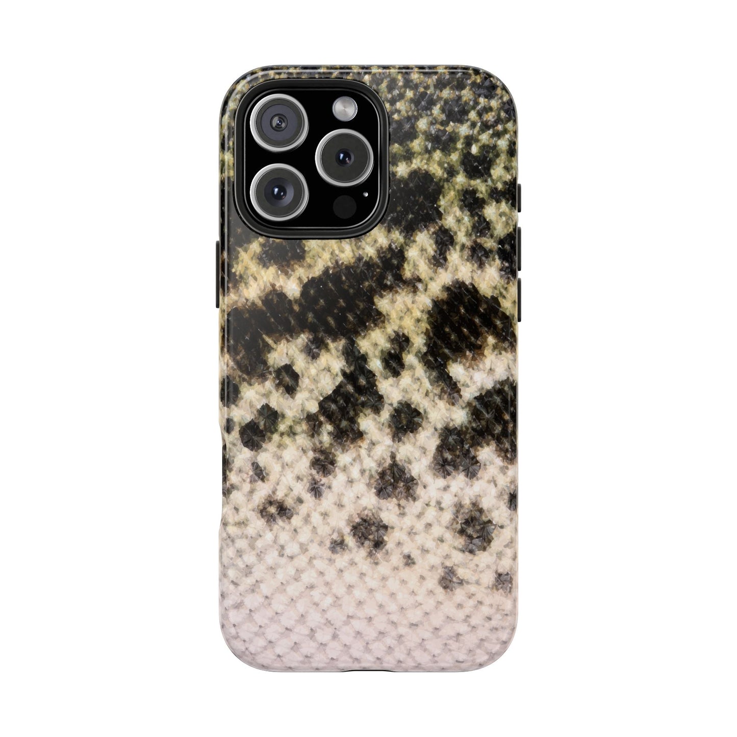Texas Rigged Tees Black Crappie — Tough Phone Case