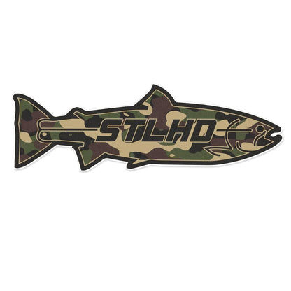 STLHD Large Camo Boat Decal - 24"
