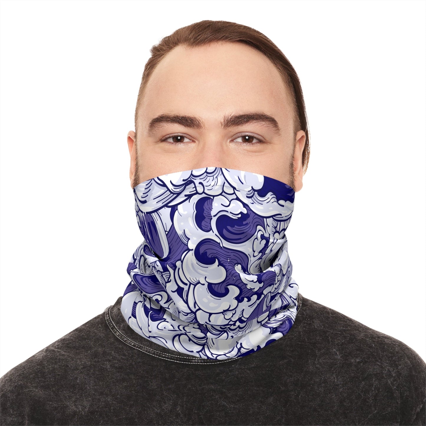 Texas Rigged Tees  Wind & Waves — Unisex Neck Gaiter (SPF 50+)