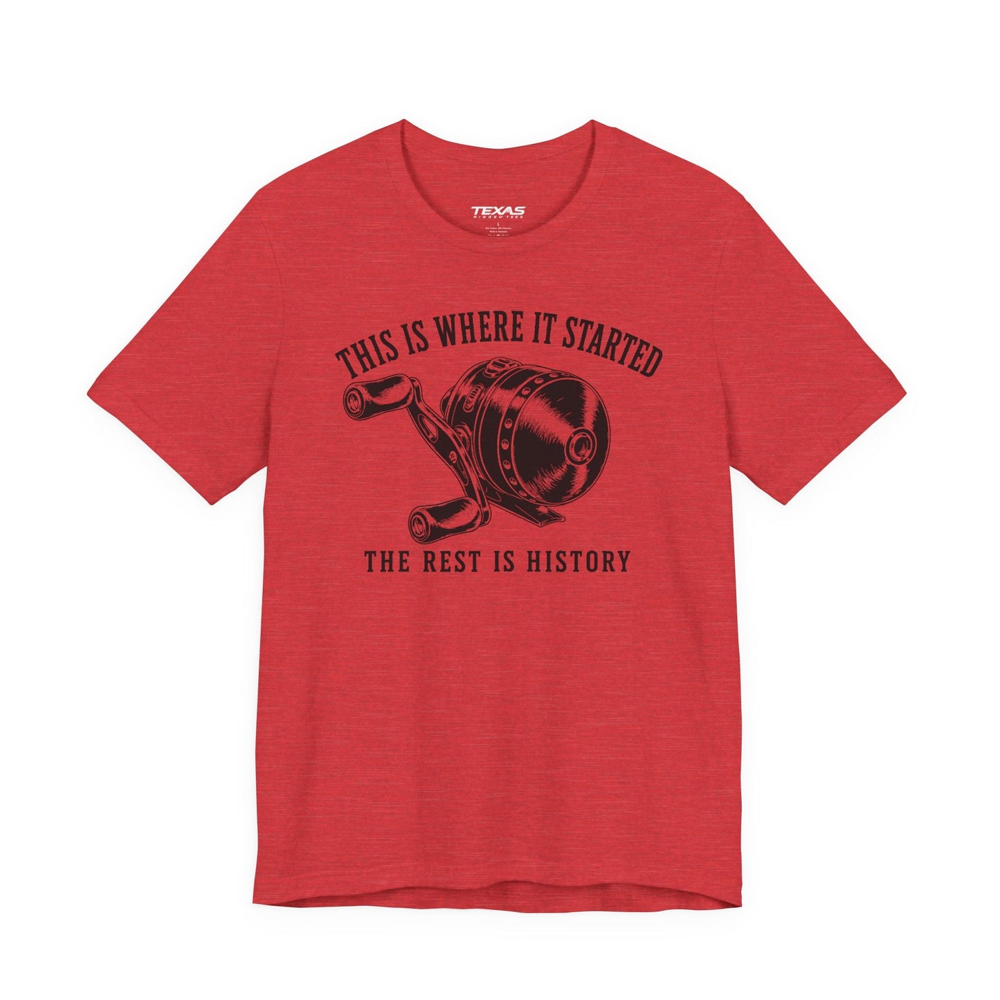 Texas Rigged Tees This Is Where It Started — Unisex Cotton Tee