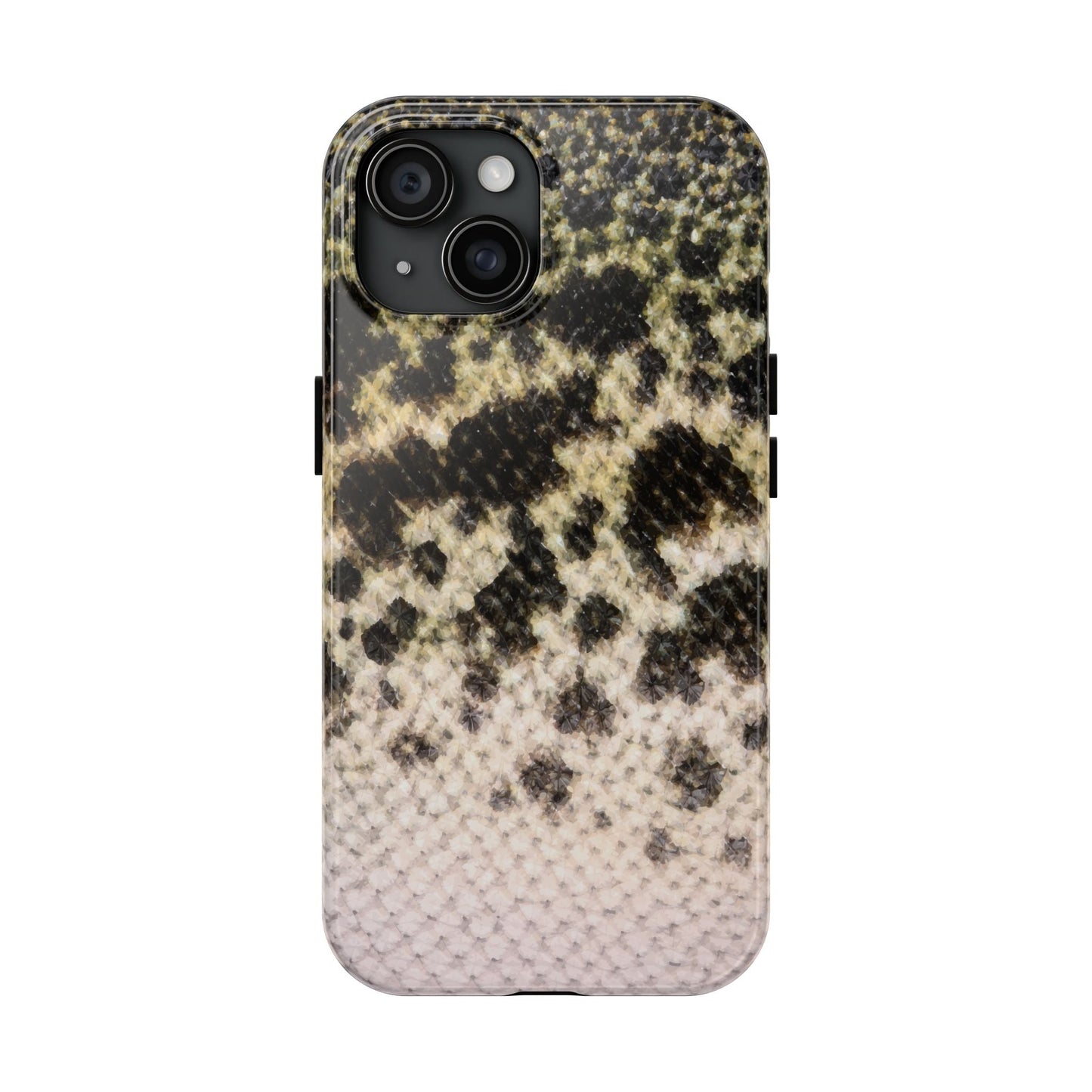 Texas Rigged Tees Black Crappie — Tough Phone Case