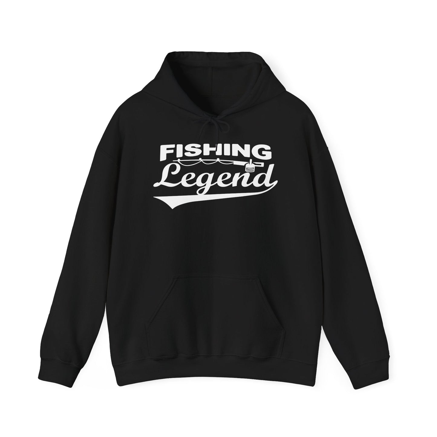 Texas Rigged Tees Fishing Legend — Unisex Hooded Sweatshirt