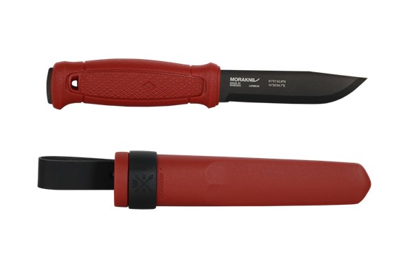 Ragweed Forge Mora Garberg Blackblade Dala Red Carbon with Simple Poly Sheath #14274