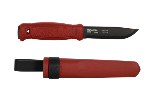 Ragweed Forge Mora Garberg Blackblade Dala Red Carbon with Simple Poly Sheath #14274