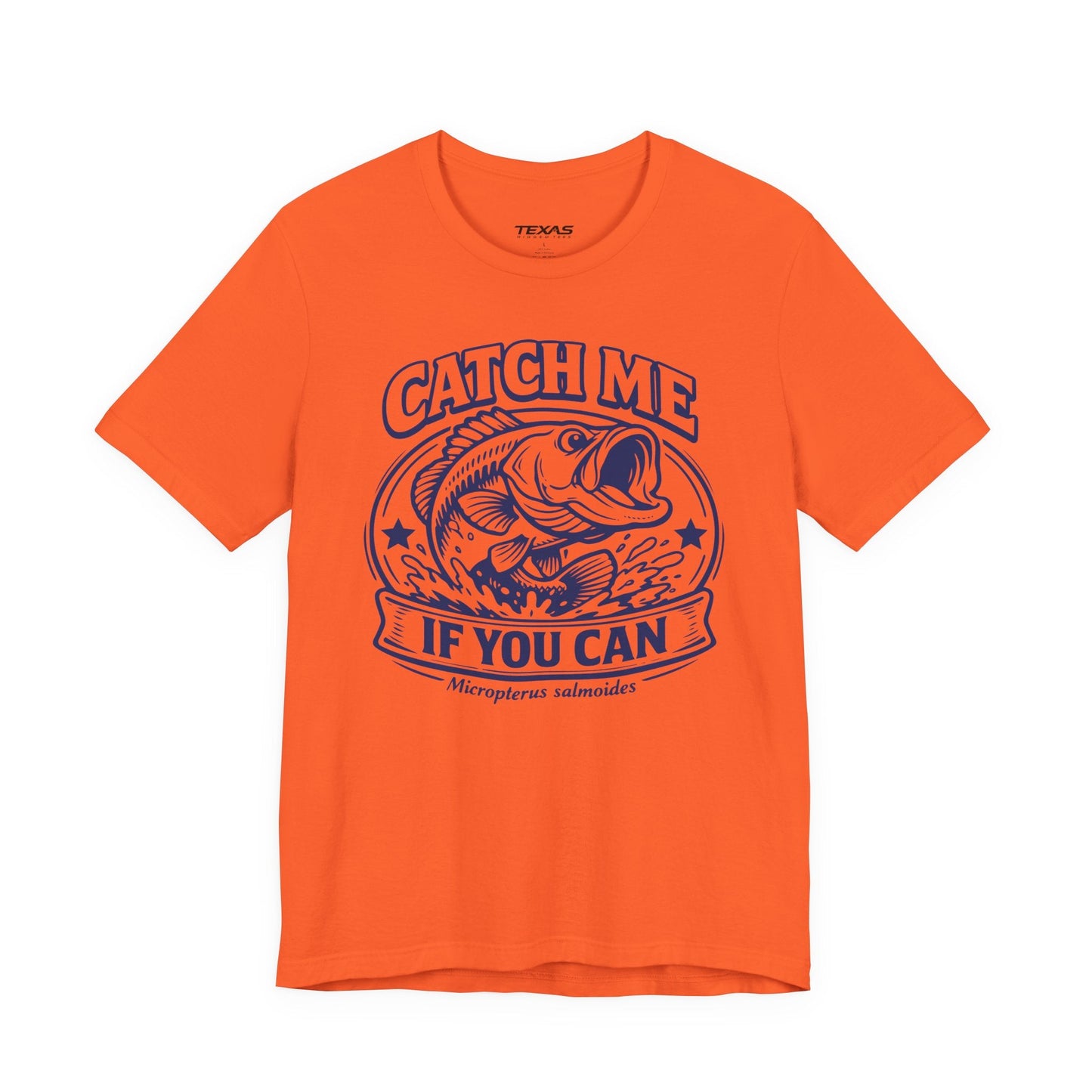 Texas Rigged Tees Catch Me If You Can — Unisex Cotton Tee