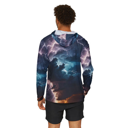 Texas Rigged Tees Lightning — Unisex Fishing Pullover Hoodie (SPF 50+)