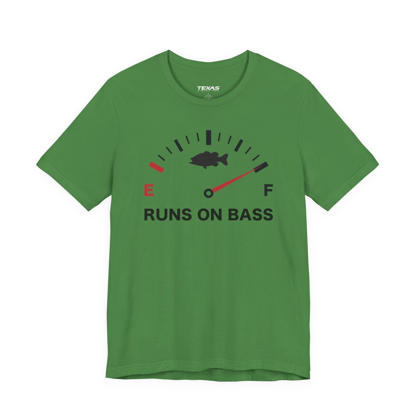 Texas Rigged Tees Runs on Bass — Unisex Cotton Tee