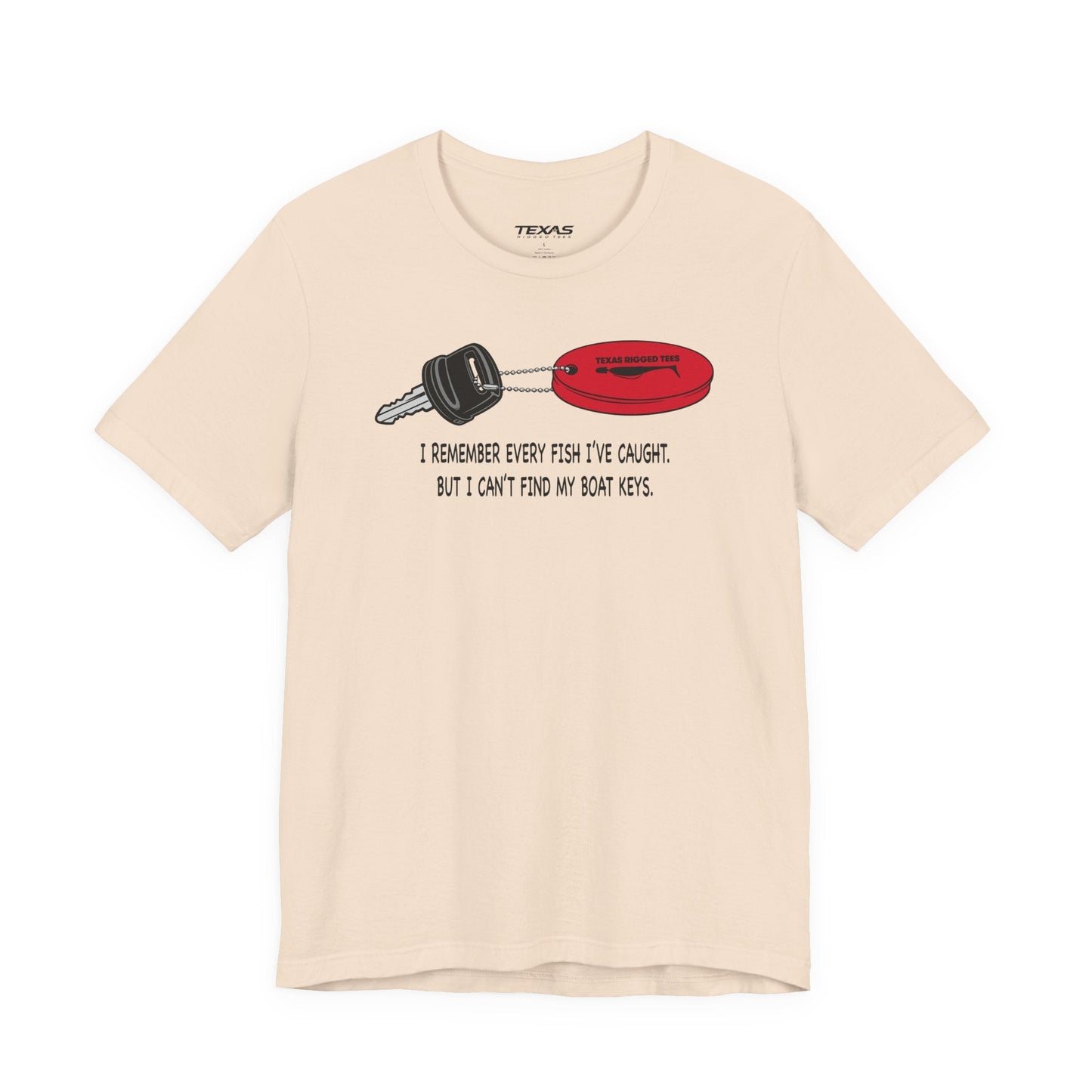Texas Rigged Tees I Remember Every Fish I’ve Caught — Unisex Cotton Tee