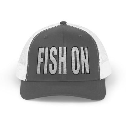 Texas Rigged Tees FISH ON — Embroidered Baseball Cap