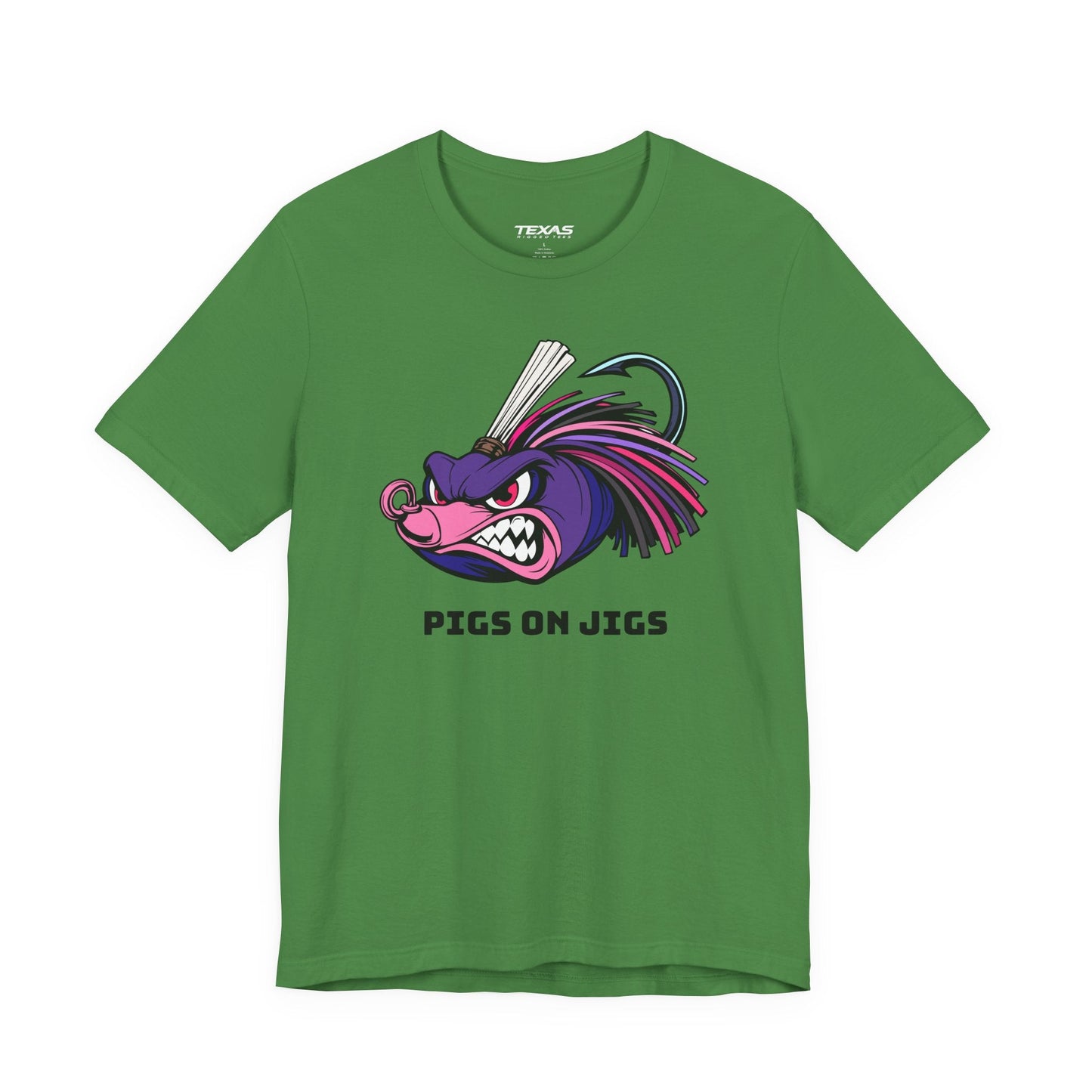 Texas Rigged Tees Pigs on Jigs — Unisex Cotton Tee