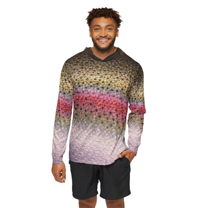 Texas Rigged Tees Rainbow Trout — Unisex Fishing Pullover Hoodie (SPF 50+)