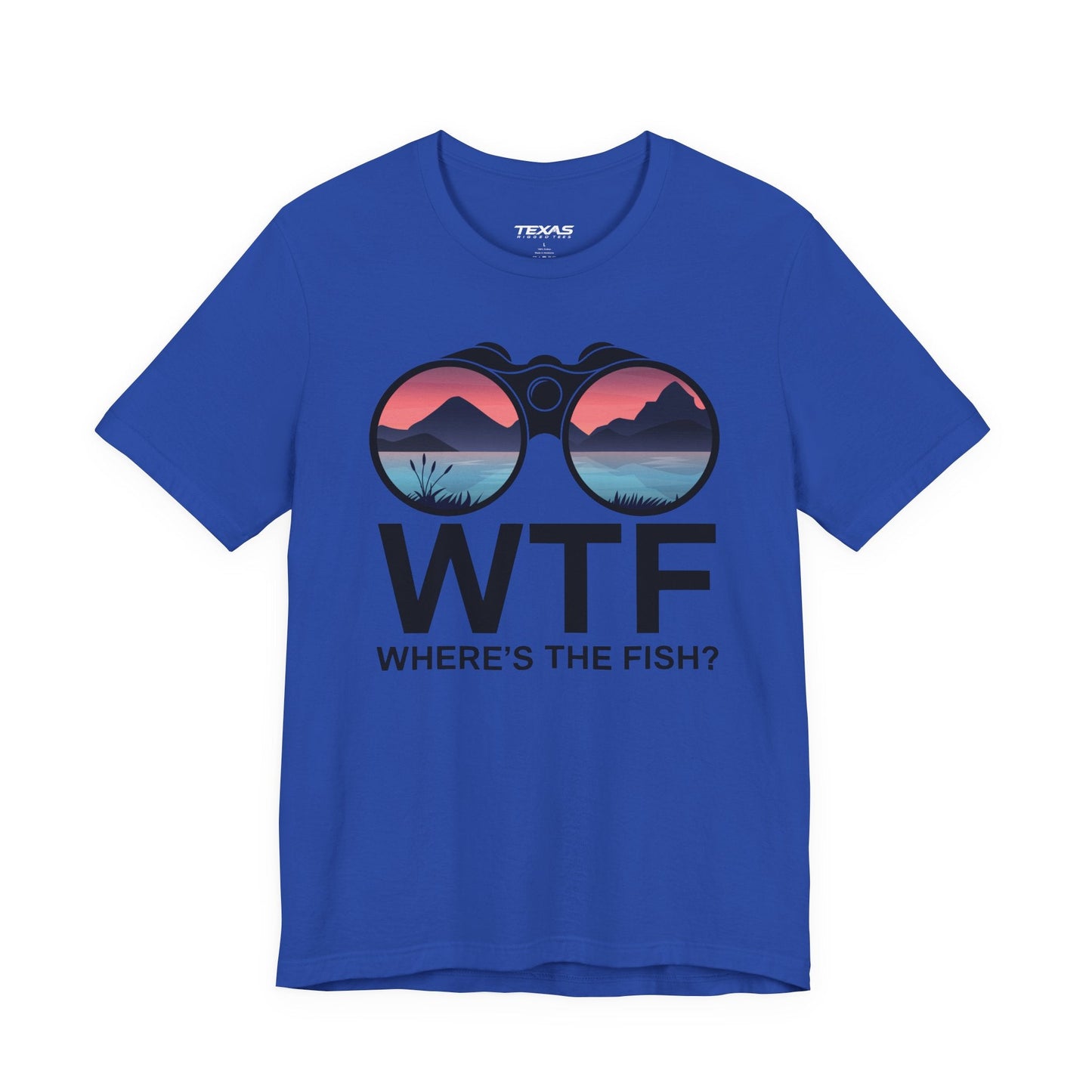 Texas Rigged Tees Where’s the Fish? — Unisex Cotton Tee