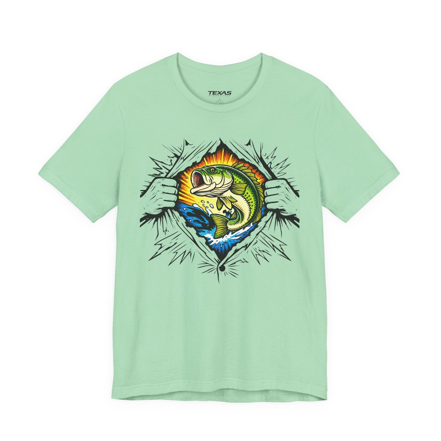 Texas Rigged Tees Fishing Is My Superpower — Unisex Cotton Tee