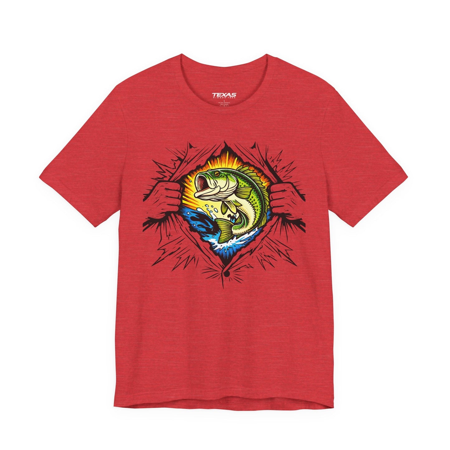 Texas Rigged Tees Fishing Is My Superpower — Unisex Cotton Tee