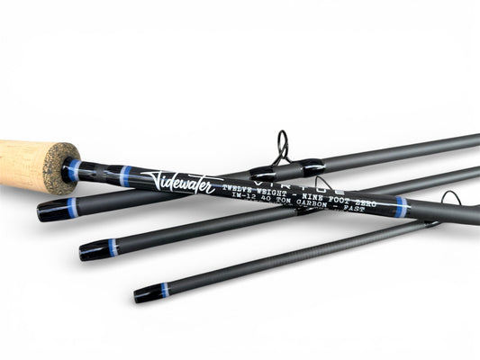 Tidewater Virtue 12wt 9ft Fly Rod - Blue Azul X Gray X Black