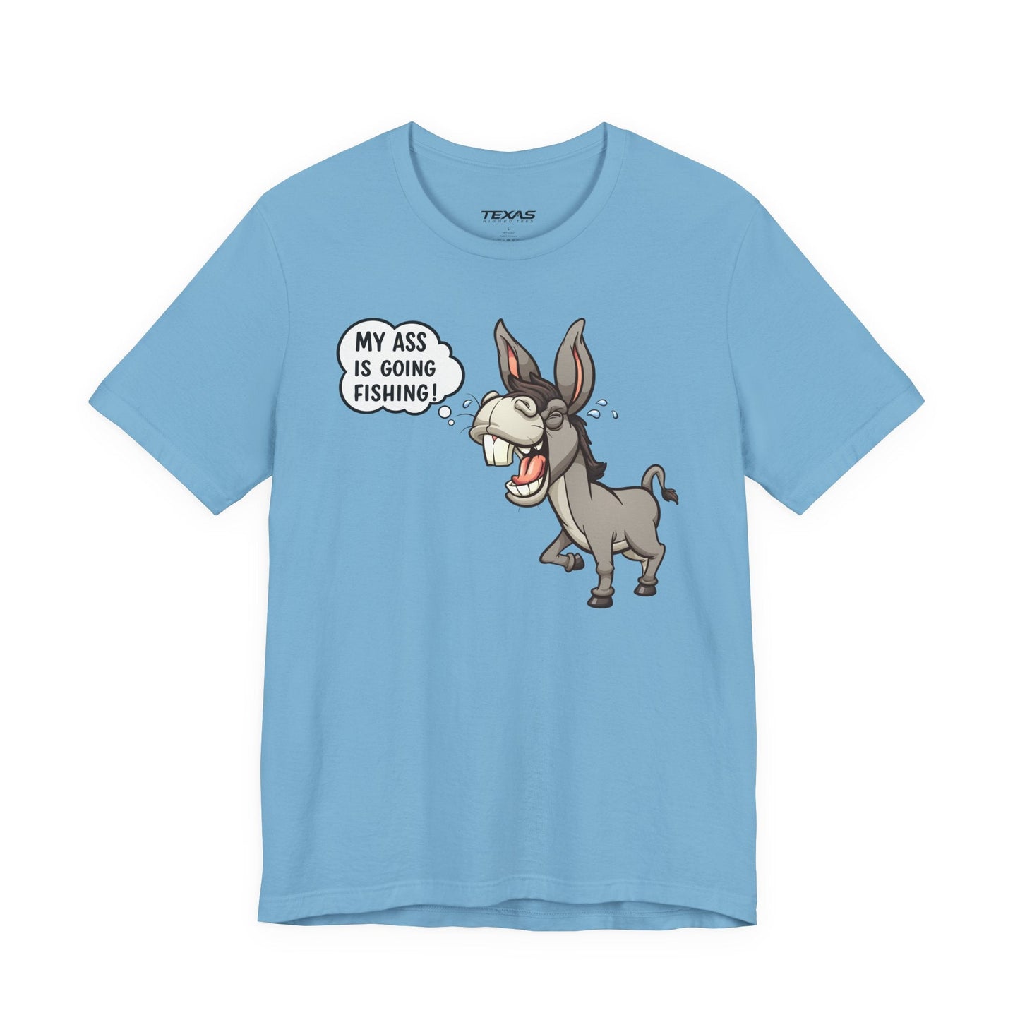 Texas Rigged Tees My Ass Is Going Fishing — Unisex Cotton Tee