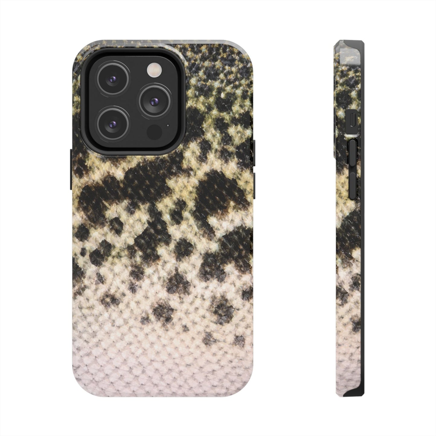 Texas Rigged Tees Black Crappie — Tough Phone Case