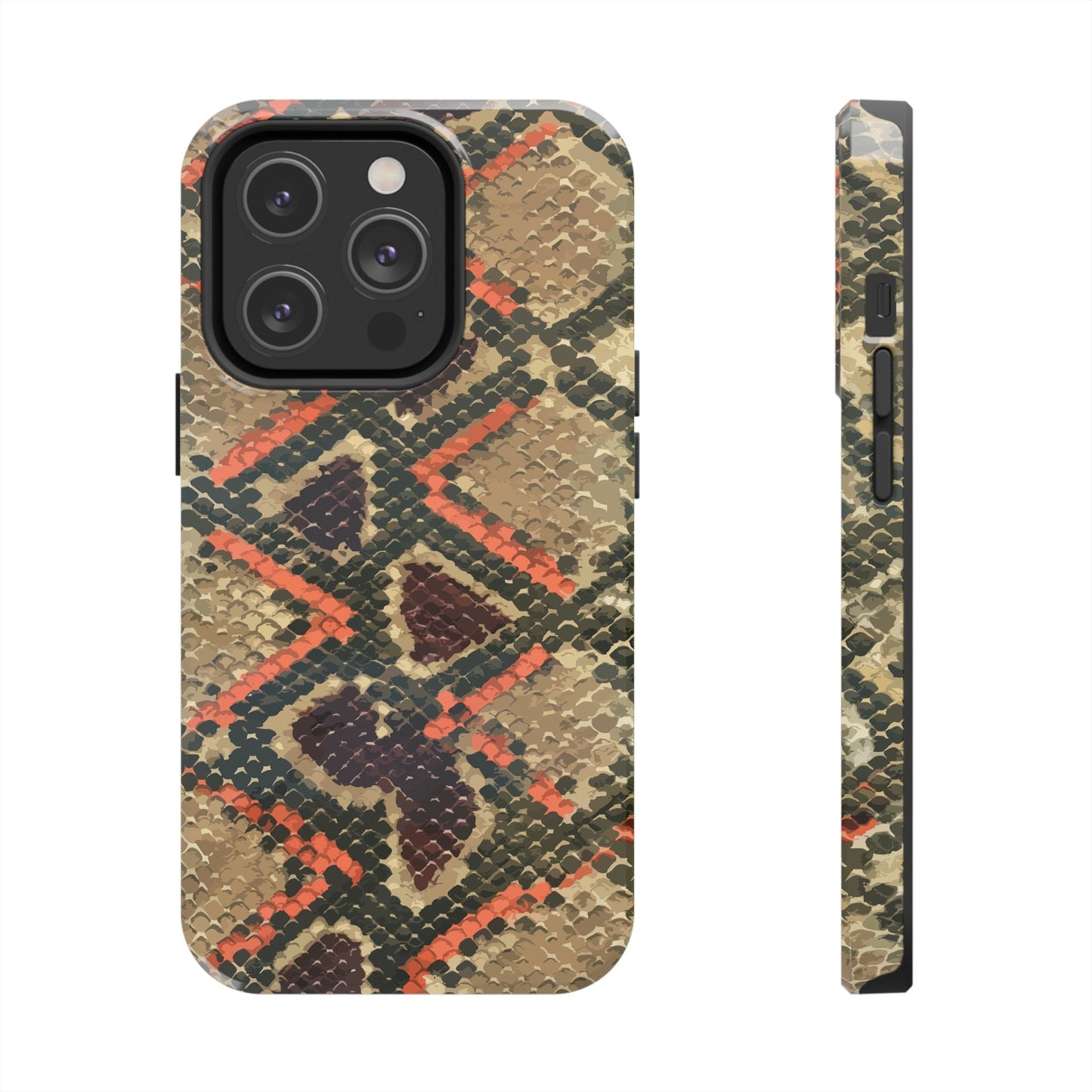 Texas Rigged Tees Burmese Python — Tough Phone Case