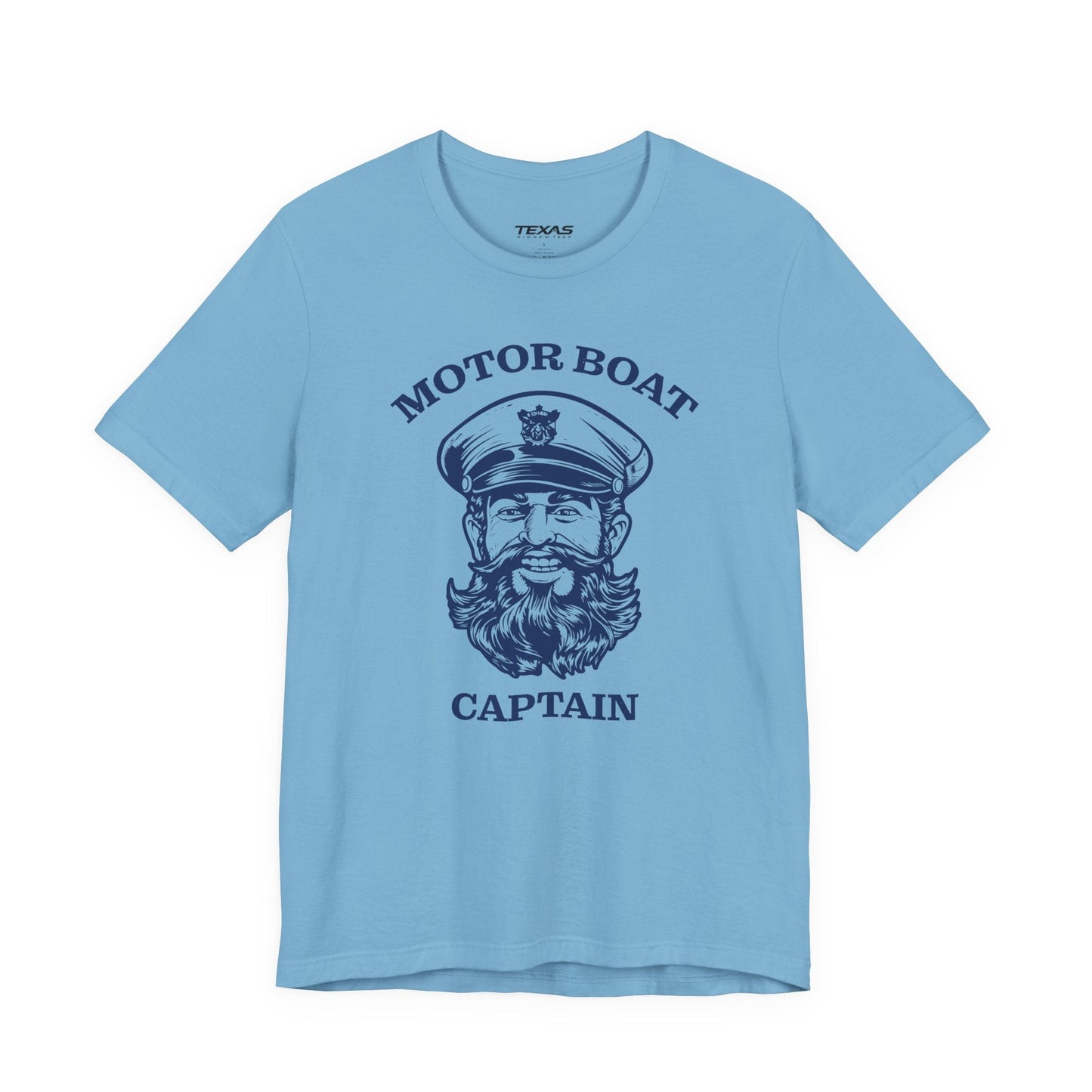 Texas Rigged Tees Motor Boat Captain — Unisex Cotton Tee