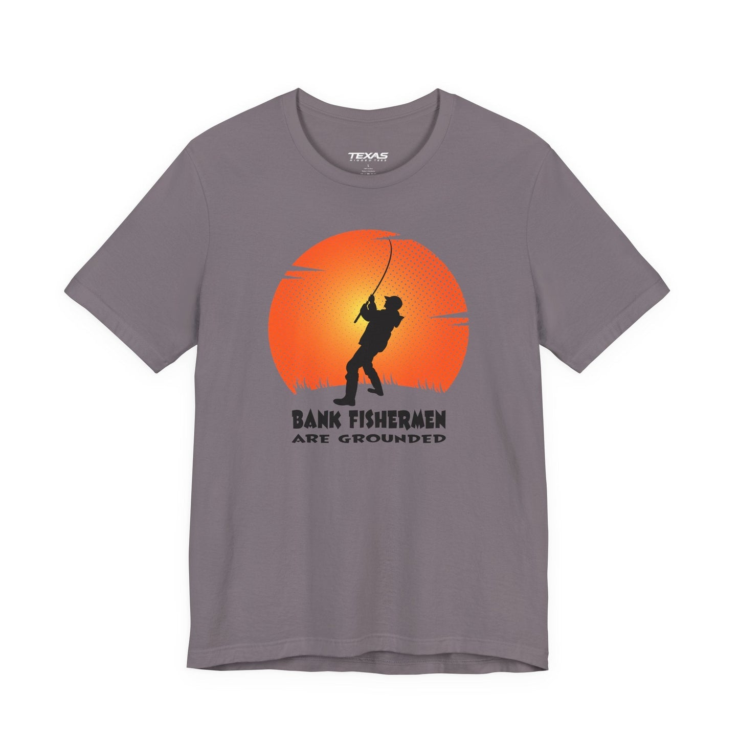 Texas Rigged Tees Bank Fishermen Are Grounded — Unisex Cotton Tee