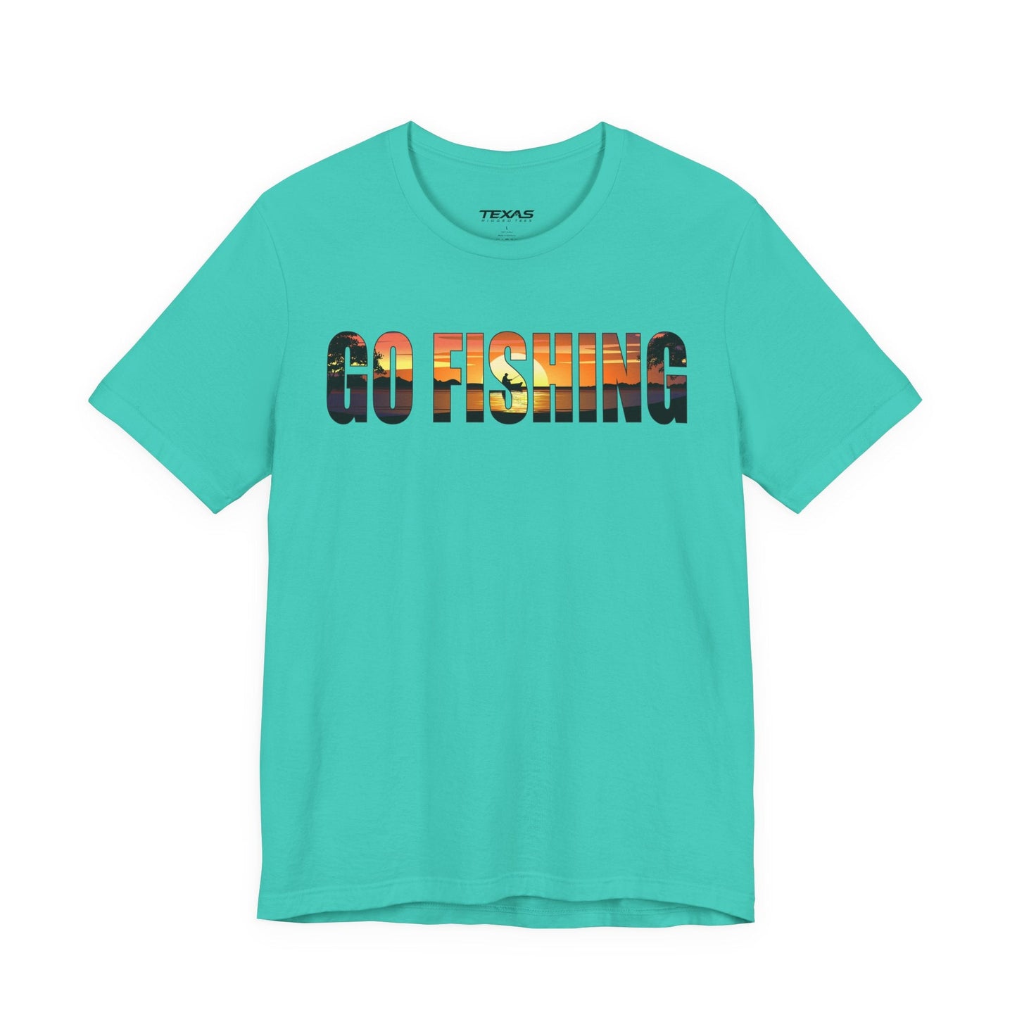 Texas Rigged Tees Go Fishing — Unisex Cotton Tee
