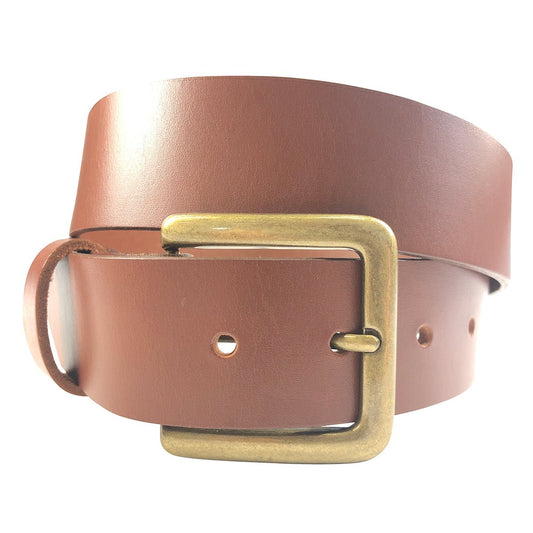 1.5"(38mm) Brown Bridle Leather Belt Handmade in Canada by Zelikovitz Size 26 - 46 - Angler's Pro Tackle & Outdoors