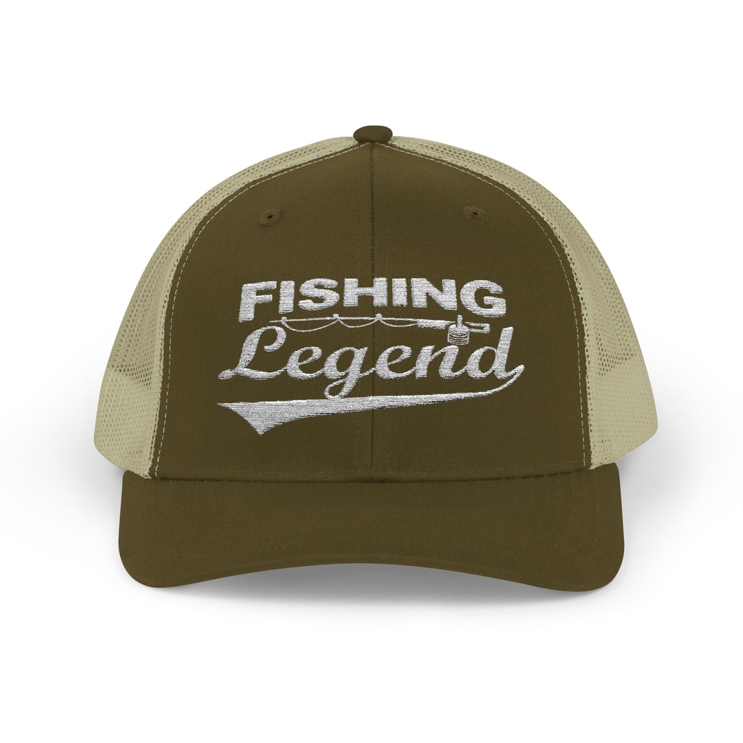 Texas Rigged Tees Fishing Legend — Embroidered Baseball Cap