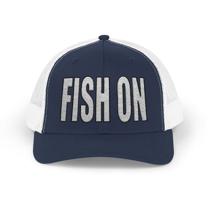 Texas Rigged Tees FISH ON — Embroidered Baseball Cap
