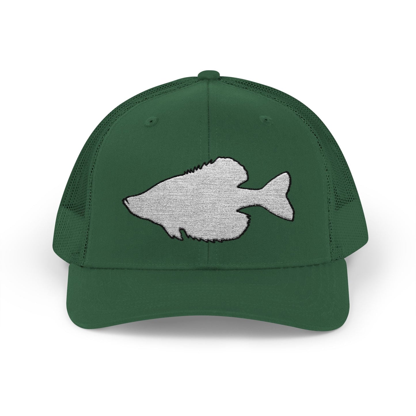 Texas Rigged Tees Crappie Silhouette — Embroidered Baseball Cap