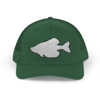 Texas Rigged Tees Crappie Silhouette — Embroidered Baseball Cap