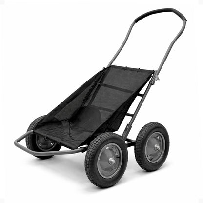 Hawk Crawler 500lb Capacity Foldable Multi Use Deer Game Recovery Cart, Black