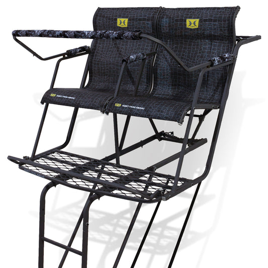 Hawk Big Denali 18 Foot Durable Steel 2 Man Hunting Game Deer Ladder Tree Stand