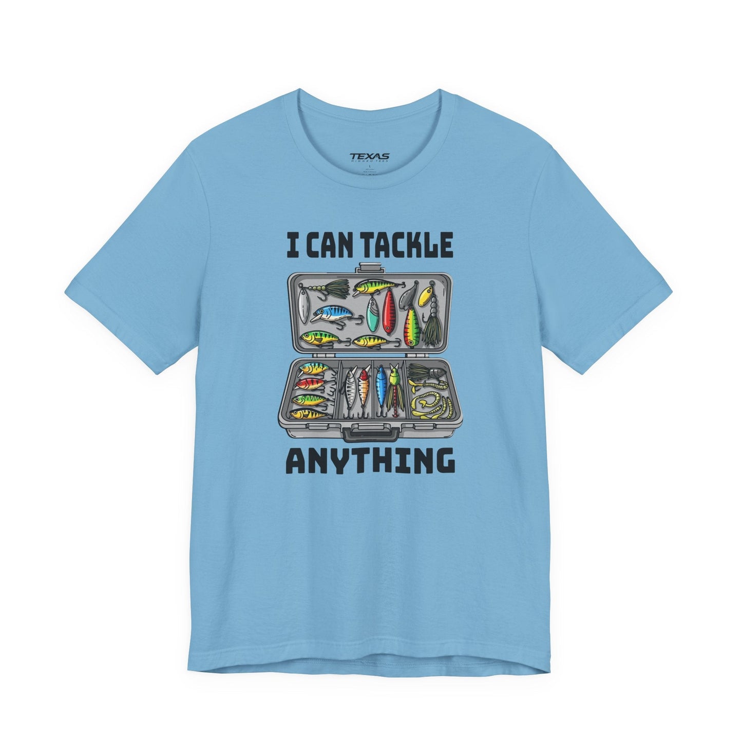 Texas Rigged Tees I Can Tackle Anything — Unisex Cotton Tee