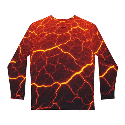 Texas Rigged Tees Molten Magma — Unisex Long Sleeve  (SPF 50+)