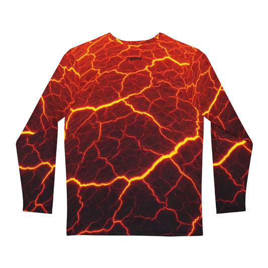 Texas Rigged Tees Molten Magma — Unisex Long Sleeve  (SPF 50+)