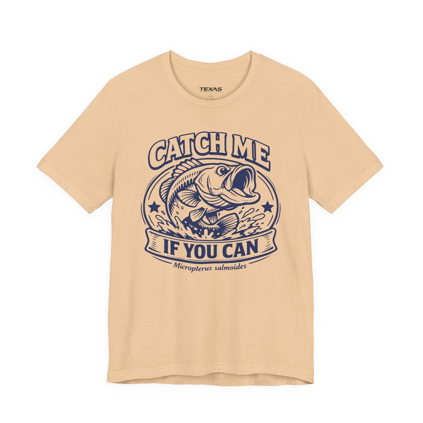 Texas Rigged Tees Catch Me If You Can — Unisex Cotton Tee