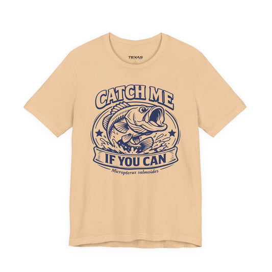Texas Rigged Tees Catch Me If You Can — Unisex Cotton Tee