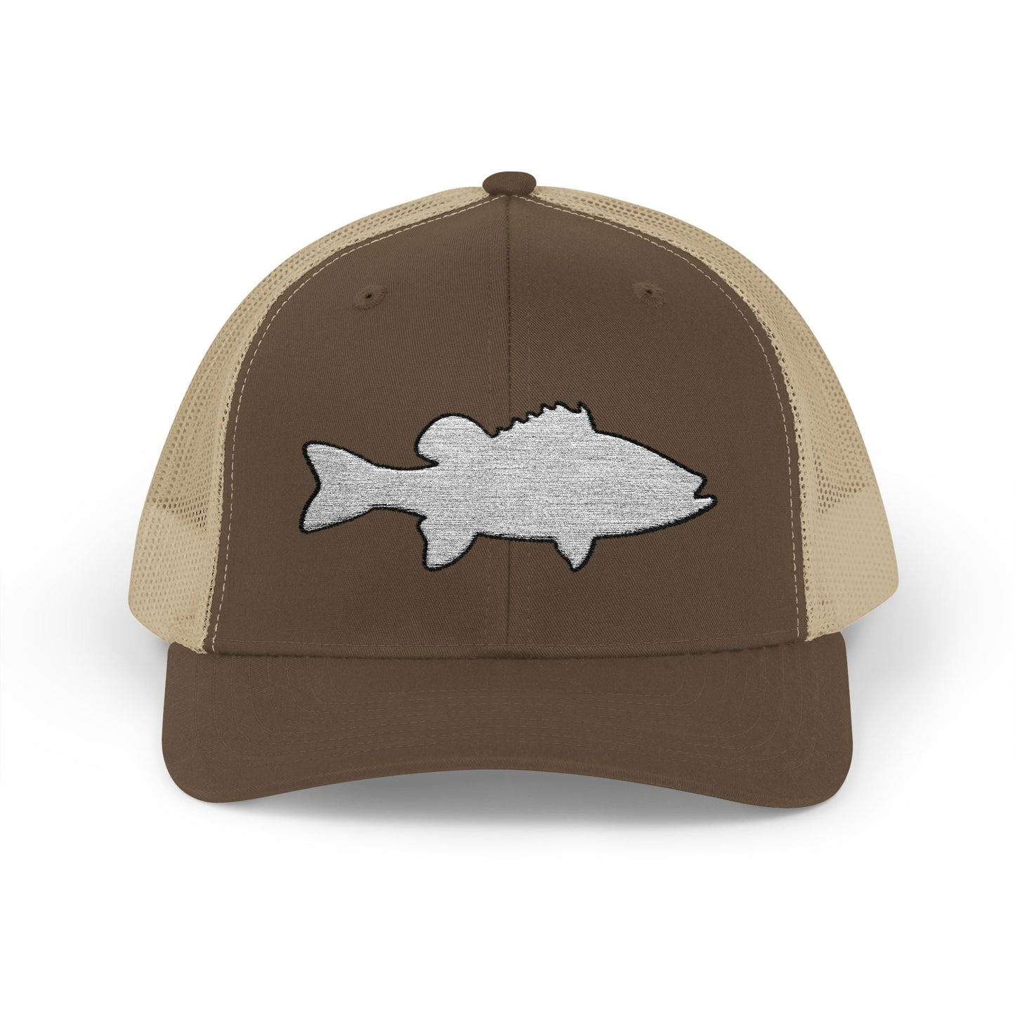 Texas Rigged Tees Bass Silhouette — Embroidered Baseball Cap