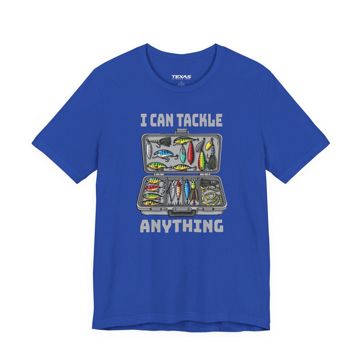 Texas Rigged Tees I Can Tackle Anything — Unisex Cotton Tee