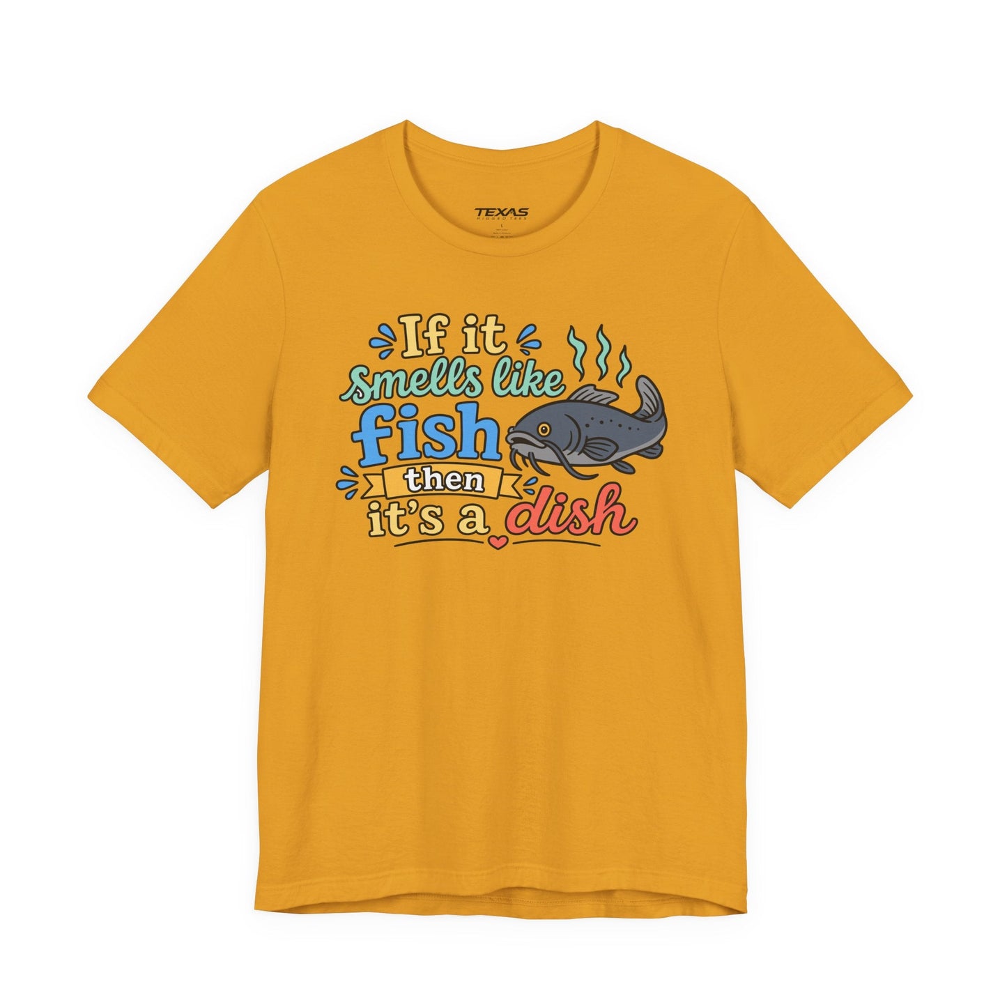 Texas Rigged Tees If it smells like fish — Unisex Cotton Tee
