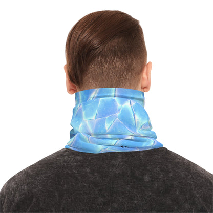 Texas Rigged Tees Fractal Ice — Unisex Neck Gaiter (SPF 50+)
