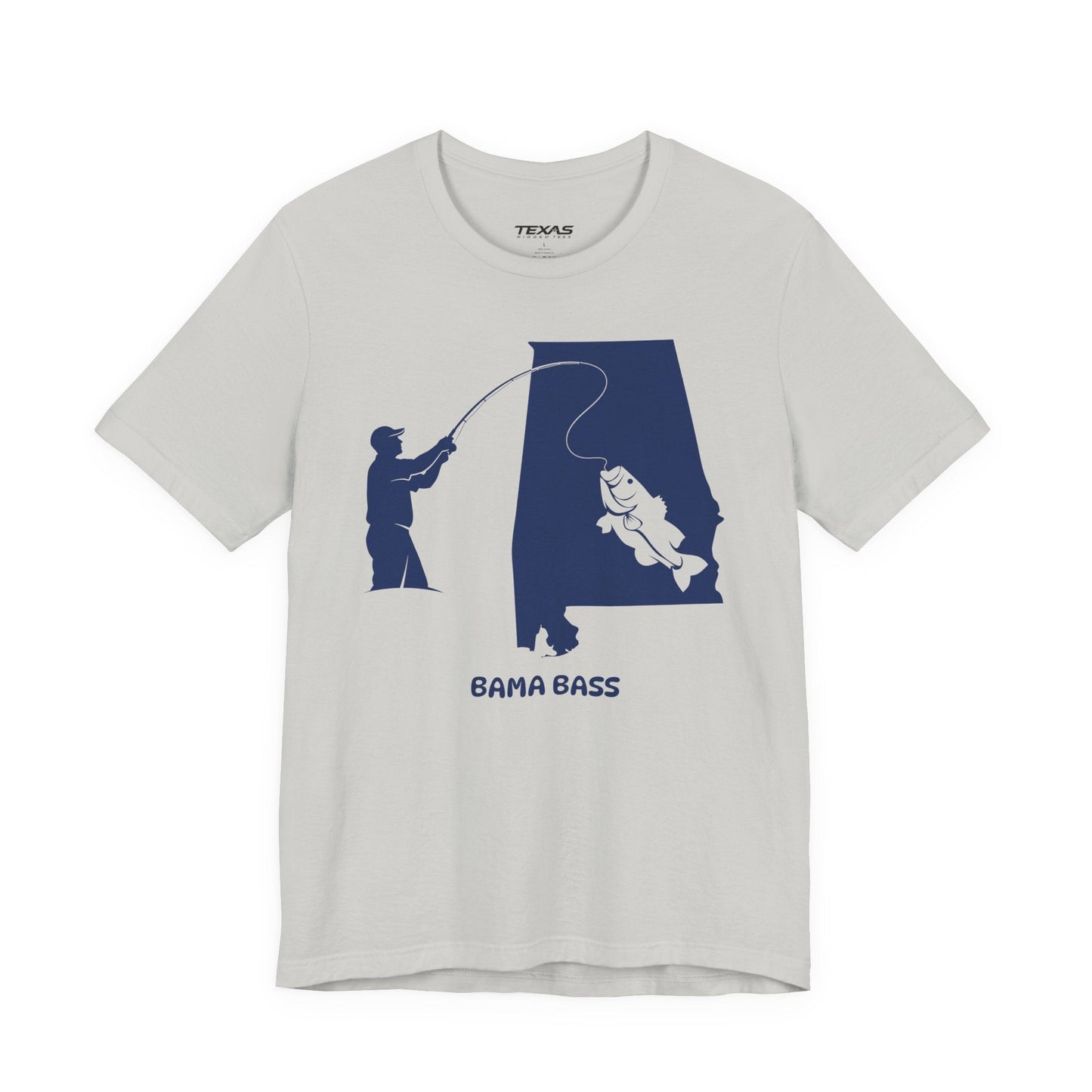 Texas Rigged Tees Bama Bass — Unisex Cotton Tee