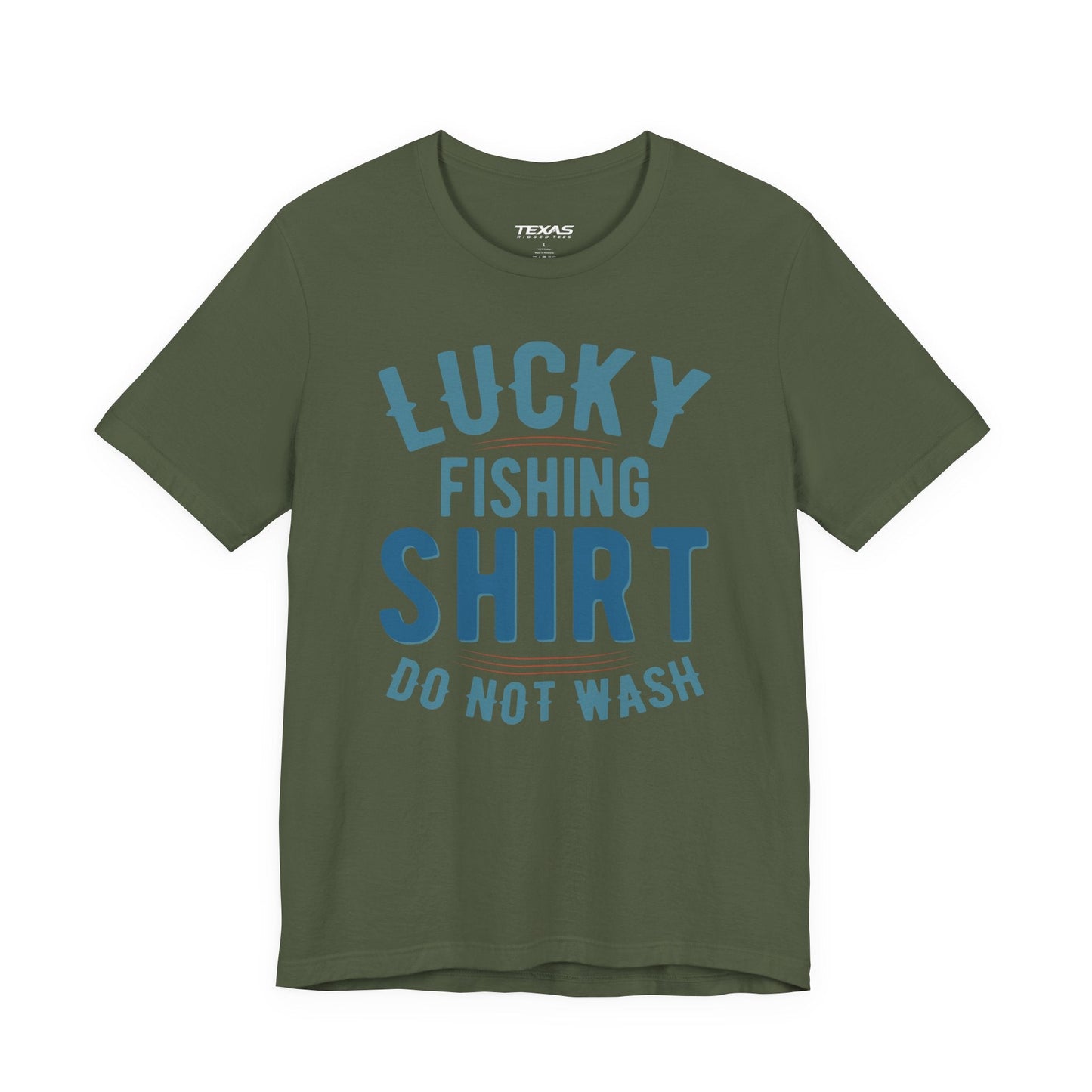 Texas Rigged Tees Lucky Fishing Shirt — Unisex Cotton Tee
