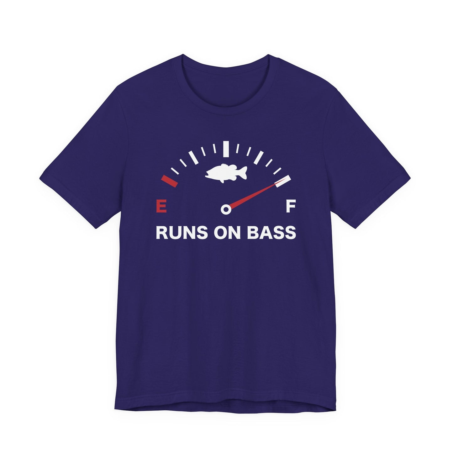 Texas Rigged Tees Runs on Bass — Unisex Cotton Tee
