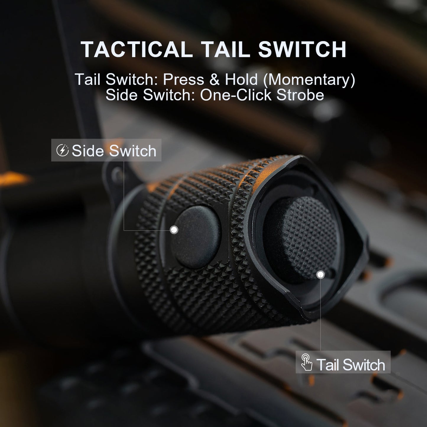 Powertac Huntsman 1250LM WML | 510M Beam | 'Picatinny' & 'M-Lok' Dual Mount