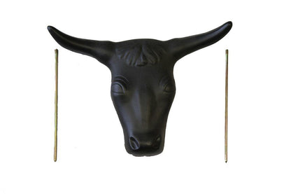 AJ Tack Adult 20" Horn Spread Steer Head Roping Dummy