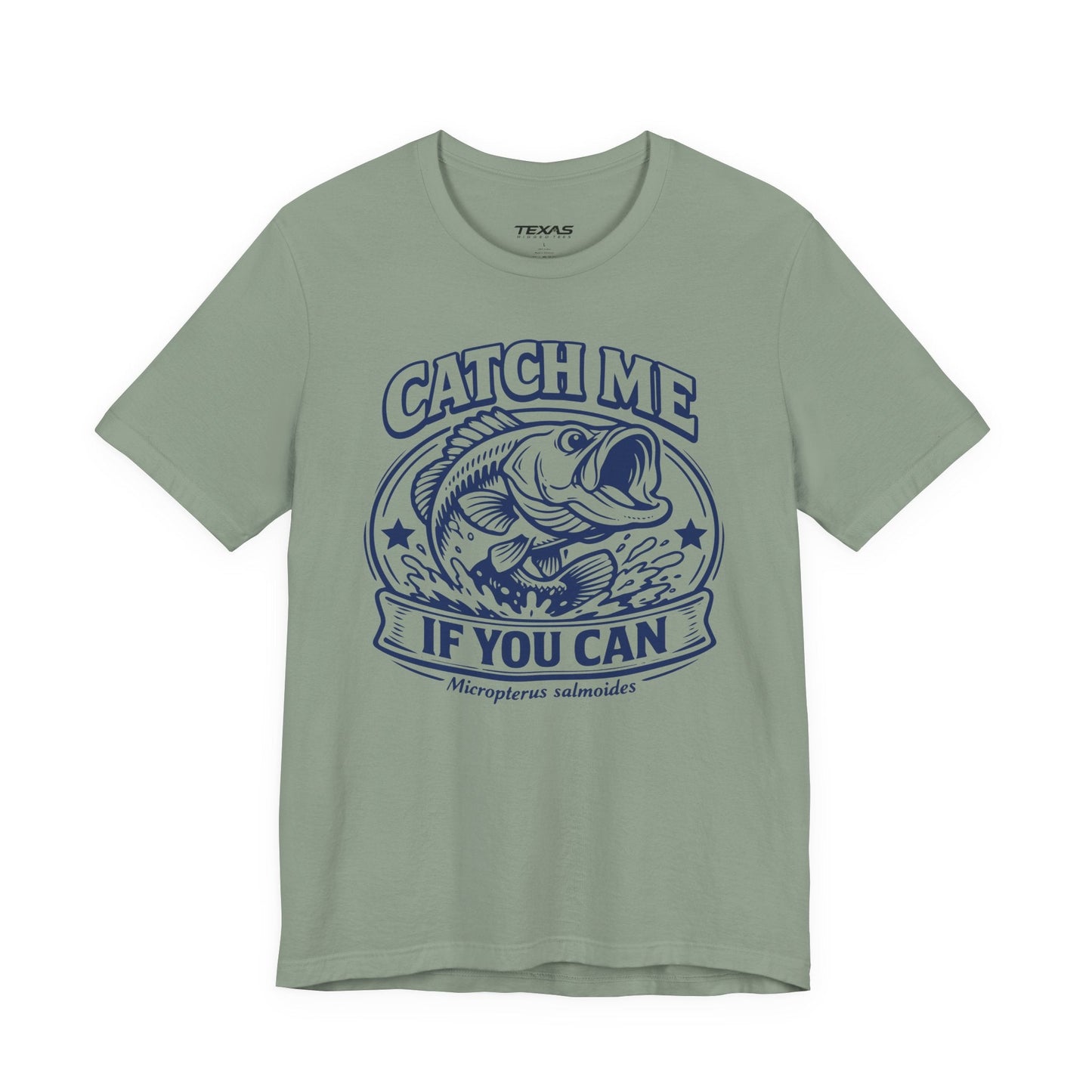 Texas Rigged Tees Catch Me If You Can — Unisex Cotton Tee