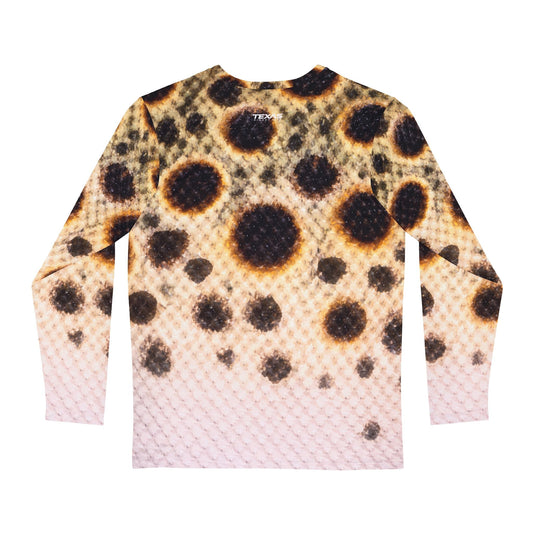 Texas Rigged Tees Spotted Gar — Unisex Long Sleeve  (SPF 50+)